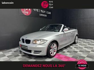 bmw serie 1 118d cabriolet cabriolet e88 edition advantage