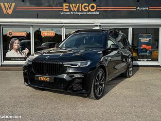 bmw x7 m50i 530cv m-performance xdrive bva - full options - night vision - camera 360 - attelage - 6 places