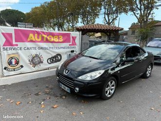 faible kms cabriolet peugeot 307 cc 1.6 110 cv pack clim