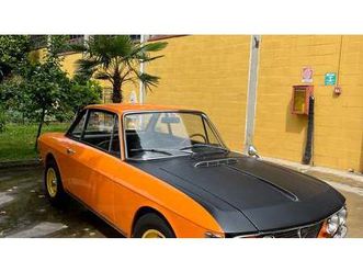 1969 lancia fulvia orange manuel, 5 vitesses conduite à g...