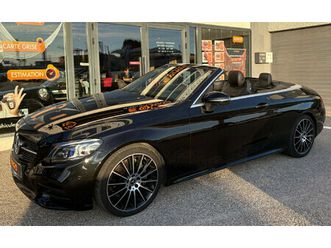 cabriolet 220d 194ch amg line 9g-tronic tres faible km attelage affichage tête haute