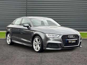 2016 audi a3 1.4 tfsi s line (150ps) nav (cod) (start/stop) saloon 4d 1395cc tronic