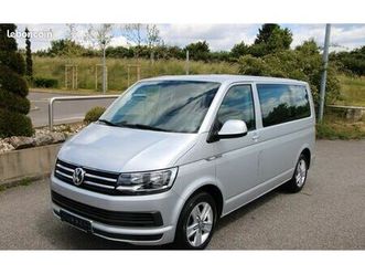 vw t6 multivan confortline 2.0 tdi 150 ch dsg bulli - 7 places - caméra - banquette lit - table - car play
