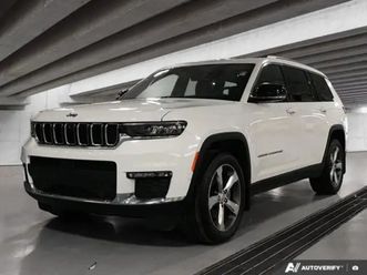 2021 jeep grand cherokee limited 4x4 / three rows! full panel su