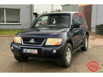mitsubishi pajero 3.2 d 160 km 4x4 klima alu ( 1- rej. 2006) gwarancja miastko • olx.pl