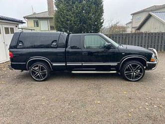 chevrolet s-10 extended cab 4.3 v6 4wd byte/avbet 890kr/mån