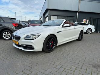 bmw 6-serie 640i cabrio high executive navi leder 63000 km !!