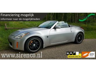 nissan 350z roadster 3.5 v6 280 pk leder navigatie zgan softtop elektrische kap stoelverwarming climate&cruise control nap