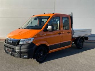 man tge 3.160 pritsche doka mr heck ahk 3.5t acc nav
