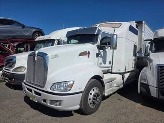 kenworth t680 sleeper semi truck thermo king reefer trailer cummins