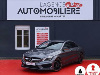 coupé 45 amg 381 orangeart 4matic 7g-dct (suivi mercedes, caméra, sièges chauffants...)