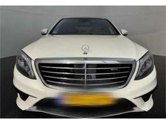 ② s-class mercedes s63 amg w222 2016 blanche pleine d'options — mercedes-benz — 2ememain