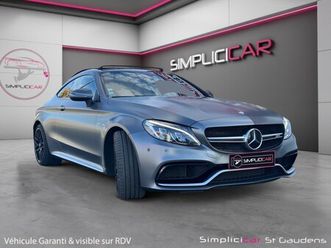 mercedes classe c coupe 63 s mercedes-amg speedshift mct amg francaise