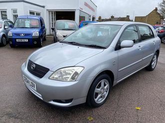 2004 toyota corolla 1.4 vvt-i t3 5dr hatchback petrol manual
