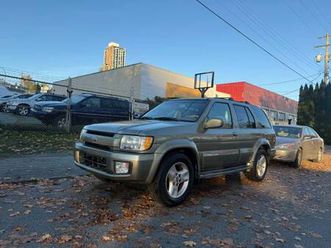 2001 infiniti qx4 luxury 4wd local no accident low km clean pathfinder