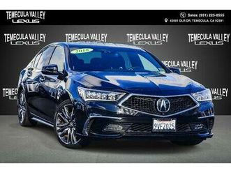 used 2018 acura rlx sport hybrid advance package