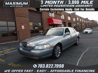 used 2006 lincoln town car signature
