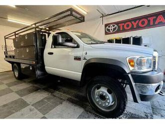2008 dodge ram 5500! 6.7 l cummins diesel, service flatbed! 4x4! reg c