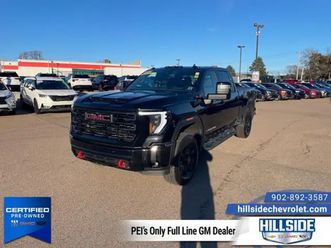 2024 gmc sierra 2500hd at4 - certified - leather seats - $600 b/