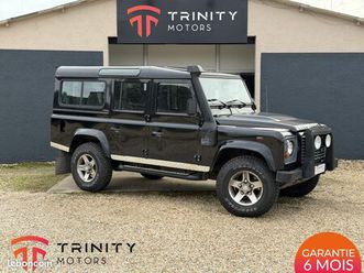 land rover defender 110 2.4 122ch 7 places station wagon + toit ouvrant + entretien à jour + gara...
