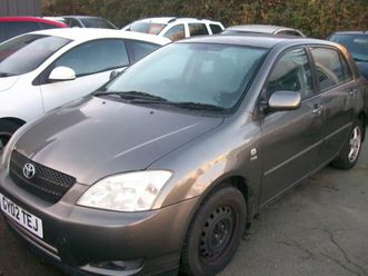 toyota corolla t3 vvt-i hatchback 2002, 133000 miles, £695 - 32964311 - exchangeandmart.co.uk