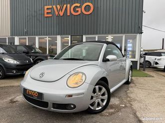 volkswagen new beetle cabriolet 1.9 tdi 105ch - suivie d'entretiens - sieges chauffants - radio cd - climatisation - interieurs cuir