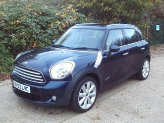 2013 (63) - 1.6 cooper d all4 5dr blue 45k miles fsh years mot warranty