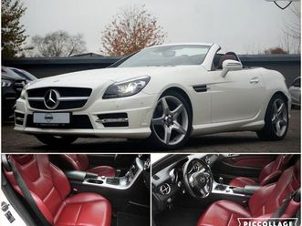 mercedes-benz slk 250 cdi roadster amg-line|leder rot|harman
