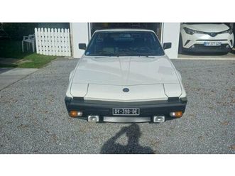 1987 fiat x1/9 blanc manuel, 5 vitesses conduite à gauche...