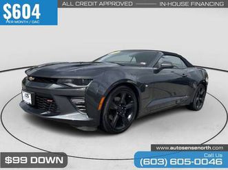 $604/mo - 2016 chevrolet camaro ss 2ss 2 ss 2-ss