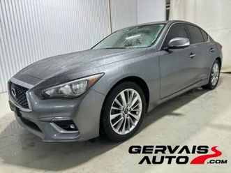 2021 infiniti q50 luxe awd toit ouvrant cuir mags bluetooth