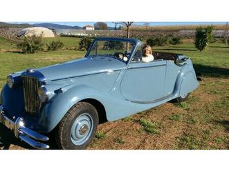 1950 jaguar mark v bleu manuel, 5 vitesses conduite à gau...