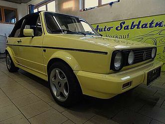 1,8 golf cabrio young line el. verdeck, servo, sh,