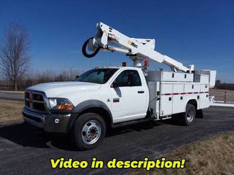 42' bucket truck 2012 dodge ram 5500 altec at37g boom lift no rust!
