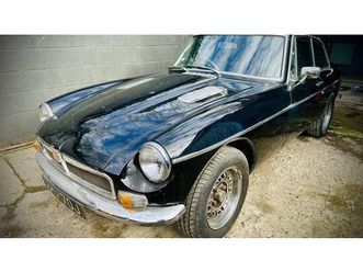 1971 mg mgb noir manuel, 5 vitesses conduite à droite in...