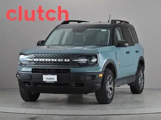 2021 ford bronco sport badlands 4x4 w/ apple carplay, heated fro