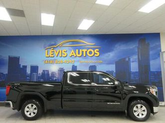 gmc sierra 1500 2019 sle 2.7l turbo 4x4 banc et volant chauffant boite 6.6 crew-cab