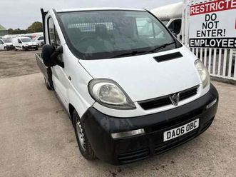 2006 vauxhall vivaro vivaro lowfloor cdti 100 flatbed diesel manual