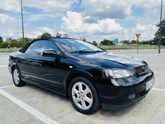 opel astra bertone cabrio 1.8 125km automat, klimatyzacja, jasne skóry lódź baluty • olx.pl