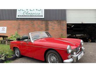 1969 mg midget rouge manuel, 4 vitesses conduite à droite...