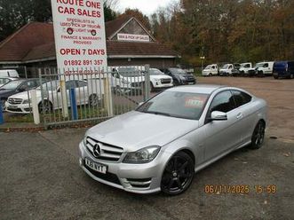 2011 mercedes-benz c class c180 blueefficiency amg sport edition 125 2dr auto coupe petrol automatic