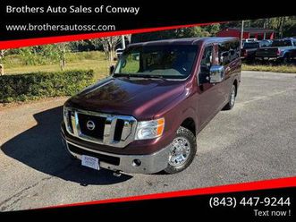 2015 nissan nv passenger nv3500 hd sl v8