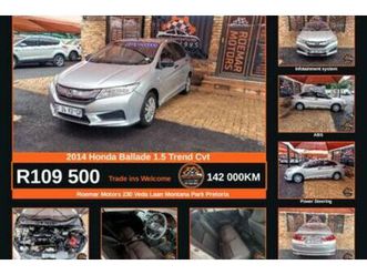 2014 honda ballade 1.5 trend auto