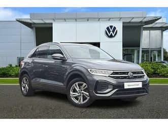 2022 volkswagen t-roc 1.5 tsi r-line hatchback 5d dsg