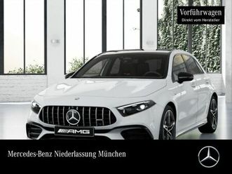 mercedes-benz a 45 s 4m kompakt drivers+pano+360°+multibeam