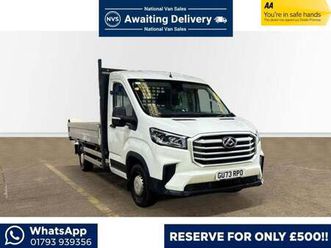 2023 maxus deliver 9 rwd 2.0 d20 150 lwb tipper chassis cab diesel manual