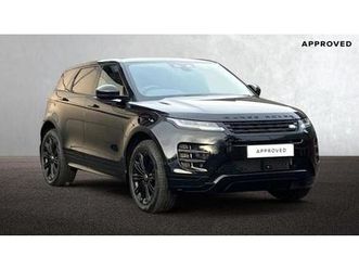 2025 land rover range rover evoque 1.5 p270e edition 5dr auto suv hybrid automatic