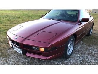1991 bmw 8 series rouge manuel, 6 vitesses conduite à gau...