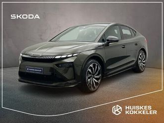 skoda enyaq coupé iv - elektromotor 82 kwh 286pk sportline €3.000, - inruilpremie