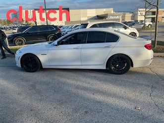 2016 bmw 5 series 535i xdrive w/ nav, heated front seats, rearvi